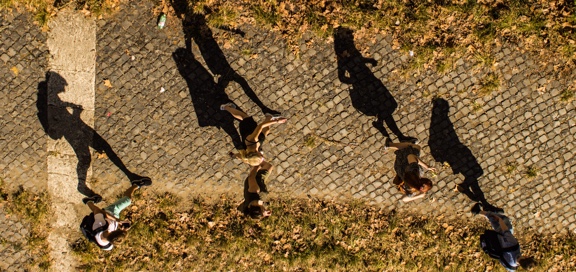people walking